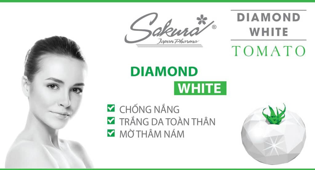 review-vien-uong-diamond-white-tomato-nhap-khau-tu-my viên uống Diamond White Tomato công dụng làm trắng, mờ thâm nám an toàn và hiệu quả