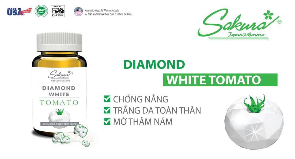 review-vien-uong-diamond-white-tomato-nhap-khau-tu-my Giới thiệu viên uống Diamond White Tomato, viên uống chống nắng, trắng da mờ thâm nám hiệu quả